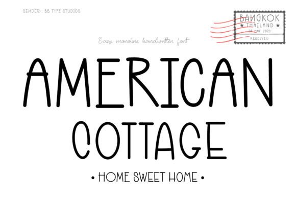 American Cottage: Sweet Handwritten Typography