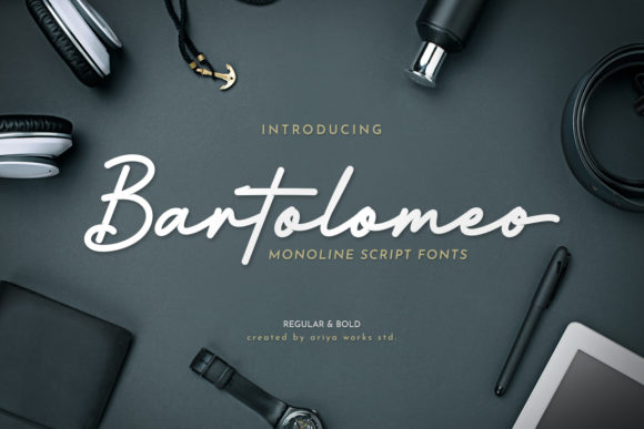 Bartolomeo: The Flowing Font for Modern Design