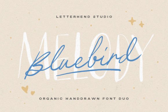 Bluebird Melody: Elevating Design with Harmonious Typography