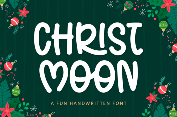 Christ Moon Font: A Playful Touch for Seasonal Designs