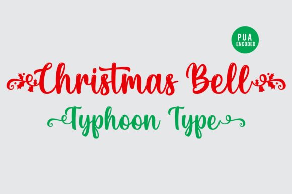 Christmas Bell: A Font for Festive Design