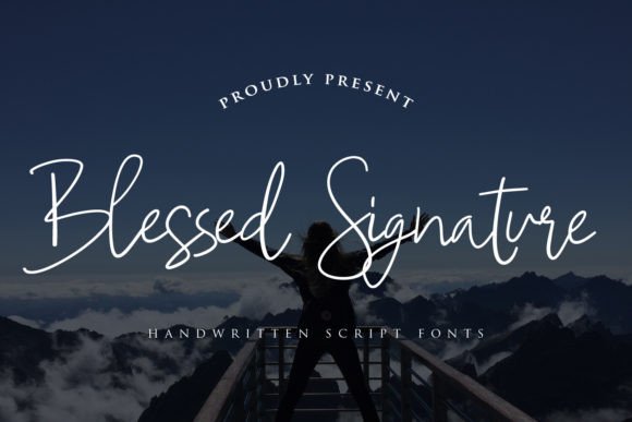 Explore the Artistry of Blessed Signature Fonts