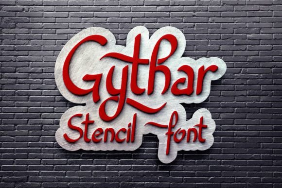 Exploring Gythar: A Handwritten Stencil Font for Modern Design