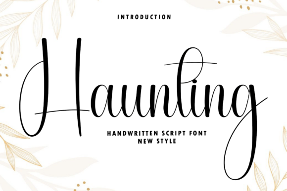 Haunting: A Friendly Font for Creative Design
