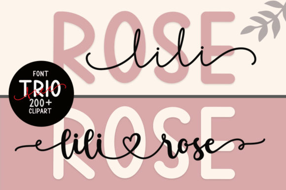 Lilirose: A Typeface for Elegant and Modern Design