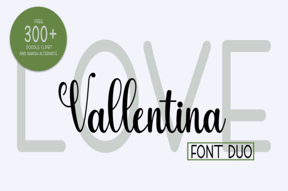 Love Vallentina Duo: A Dynamic Font Pairing