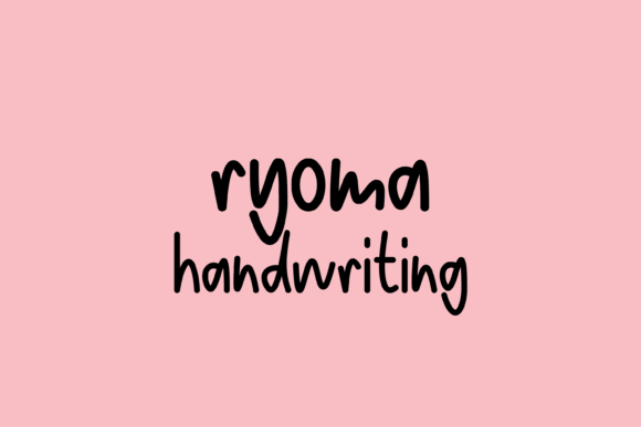 Ryoma: The Whimsical Handwritten Font for Modern Design