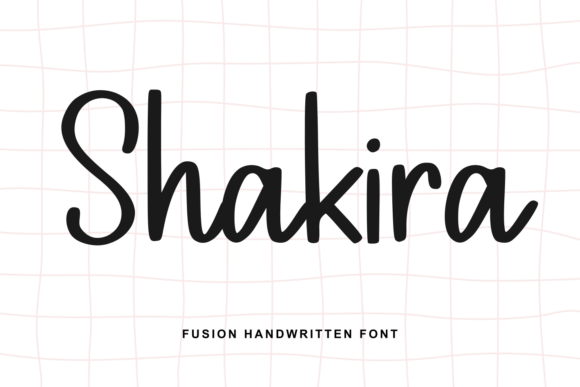 Shakira: The Handwritten Script Font with Expressive Charm