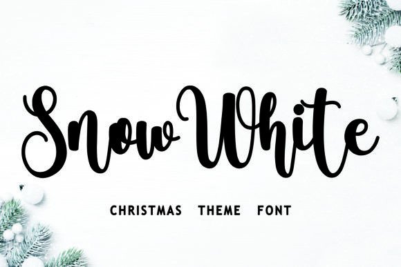 Snow White: A Whimsical Font for Festive Design