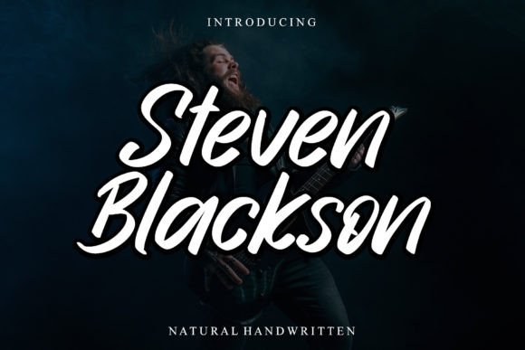 Steven Blackson: The Handwritten Font for Authentic Design