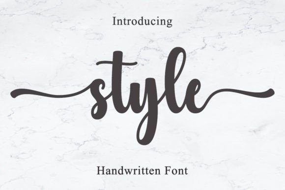 The Elegance of Style: A Handwritten Font for Modern Design