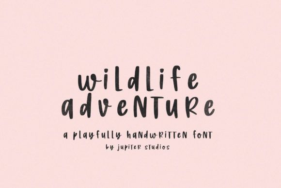 Wildlife Adventure: A Font for Creative Expression